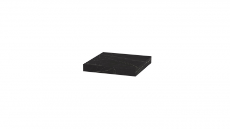 Mobilier - Polita decorativa 300x300x36 mm, Pietra Grigia negru F206 ST9, grosime 36 mm