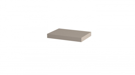 Mobilier - Polita decorativa 350x250x36 mm, Gri casmir U702 ST9, grosime 36 mm