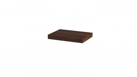 Polite - Polita decorativa 350x250x36 mm, Nuc Warmia maro H1307 ST19, grosime 36 mm