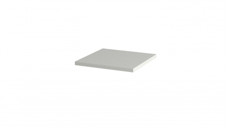 Polite - Polita decorativa 350x350x18 mm, Alb Premium W1000 ST9, grosime 18 mm
