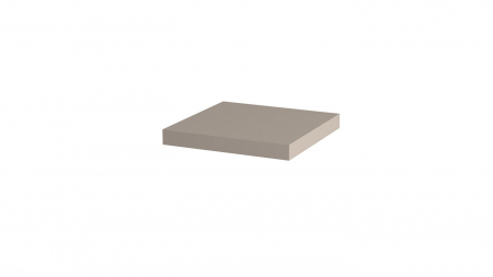 Polite - Polita decorativa 350x350x36 mm, Gri casmir U702 ST9, grosime 36 mm