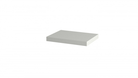 Polite - Polita decorativa 400x300x36 mm, Alb Premium W1000 ST9, grosime 36 mm