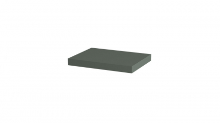 Polite - Polita decorativa 400x300x36 mm, Verde eucalipt U604 ST9, grosime 36 mm