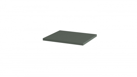 Polite - Polita decorativa 400x350x18 mm, Verde eucalipt U604 ST9, grosime 18 mm