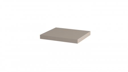 Polite - Polita decorativa 400x350x36 mm, Gri casmir U702 ST9, grosime 36 mm