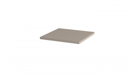 Mobilier - Polita decorativa 400x400x18 mm, Gri casmir U702 ST9, grosime 18 mm