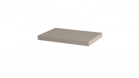 Mobilier - Polita decorativa 500x350x36 mm, Gri casmir U702 ST9, grosime 36 mm