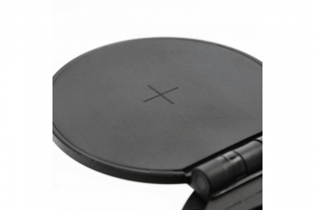 Priza incorporabila rotunda 1xschuko + 1xUSB A + 1xUSB C + 1 port interschimbabil, neagra [1]