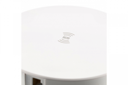 Priza incorporabila rotunda Comfort Plus 4xschuko + 2xUSB A 5V/3.1A + 2xRJ45, aluminiu [2]