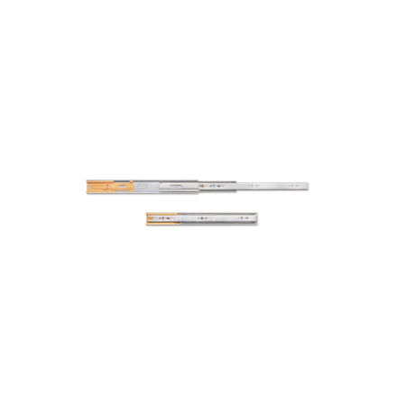 Glisiere cu bile - Set glisiere cu bile pentru sertare, extractie totala, cu inchidere amortizata, H 45 mm, L 350 mm