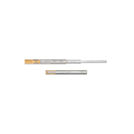 Glisiere cu bile - Set glisiere cu bile pentru sertare, extractie totala, cu inchidere amortizata, H 45 mm, L 400 mm