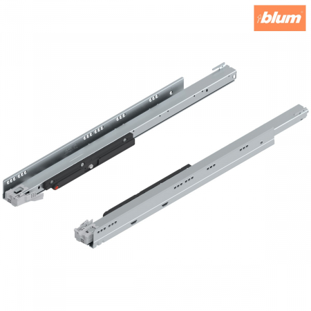 Legrabox - Blum - Şina de corp LEGRABOX cu TIP-ON, Extragere totală, 70 kg, NL=650 mm, dreapta+stânga, finisaj zincat 753.6501T