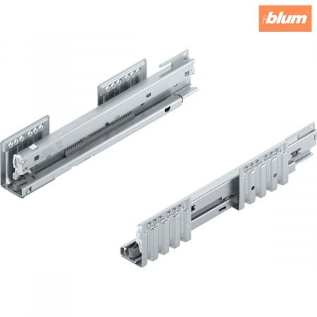 Merivobox - Blum - Şină de corp MERIVOBOX, 40 kg, NL=300 mm, dreapta+stânga, finisaj zincat 450.3001B