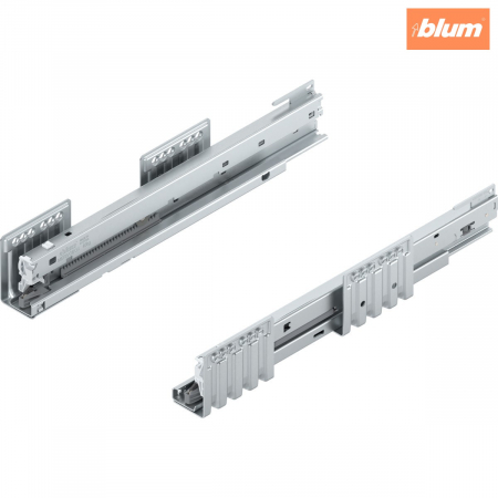 Merivobox - Blum - Şină de corp MERIVOBOX, 40 kg, NL=350 mm, dreapta+stânga, finisaj zincat 450.3501B