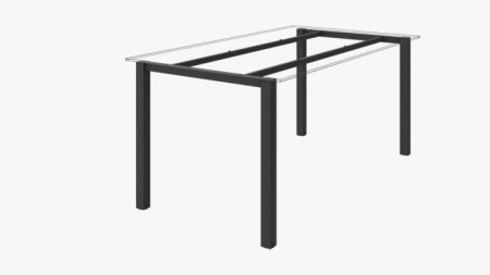 Structuri birou - Structura pentru masa sau birou Hubo 800, pentru lungime blat 1400 mm, finisaj negru
