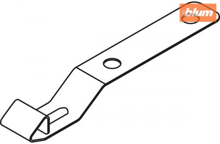 Suport arbore sincron TIP-ON BLUMOTION, finisaj fără acoperire T60B000H [1]