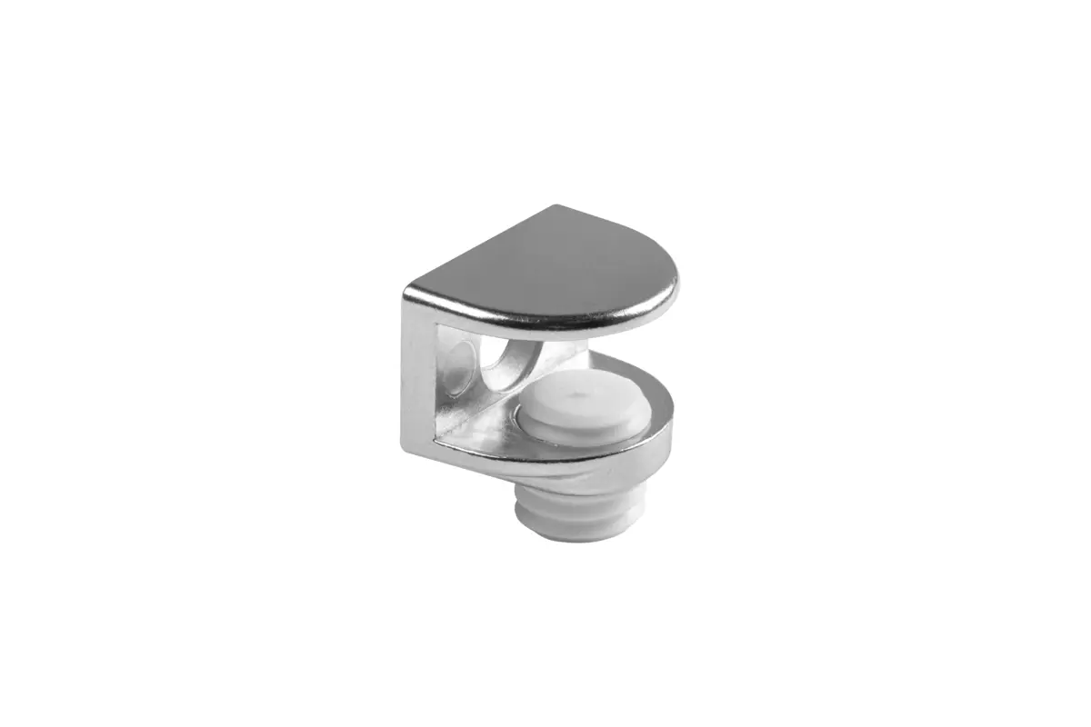 Console si suporti polita - Suport polita sticla 4-8 mm, cu surub A48, finisaj crom