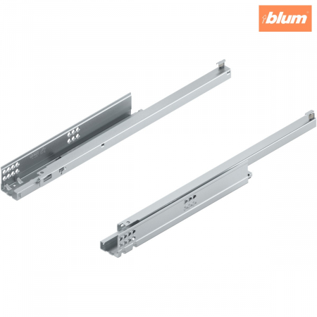 Accesorii mobilier - TANDEM TIP-ON Extragere parţială, Glisare, 30 kg, NL=450 mm, pentru Grosime material placă 17-19 mm, pt cuplaj, stânga/dreapta, finisaj zincat 550F4500T