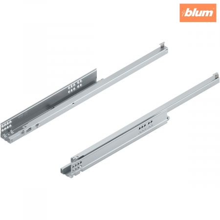 Feronerie usi si sertare - TANDEM TIP-ON Extragere parţială, Glisare, 30 kg, NL=550 mm, pentru Grosime material placă 17-19 mm, pt cuplaj, stânga/dreapta, finisaj zincat 550F5500T