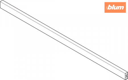 TANDEMBOX Traversă, pentru Extragere interioară, până KB=1200 mm, Lungime=1046.3 mm, pentru debitat, pentru TANDEMBOX intivo, pentru TANDEMBOX antaro, finisaj R9006 gri aluminiu ZRG.1046Z [1]