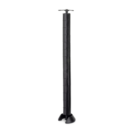Accesorii birou - Coloana organizare cabluri Hexa, finisaj negru