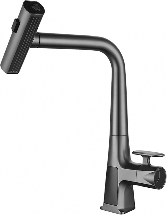 Baterie Lavoar Cu Ecran Digital, S05, Gri, 3 moduri spalare [3]