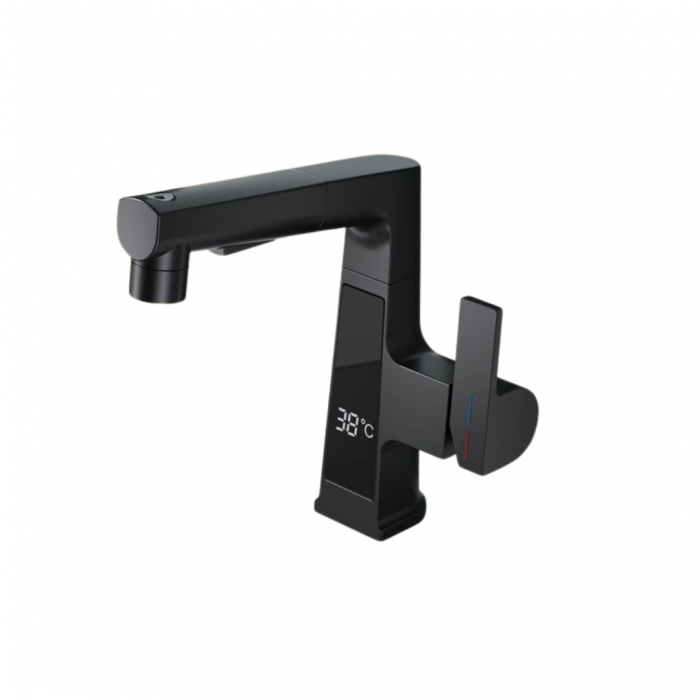 Baterie Lavoar Cu Ecran Digital, S04, Negru, 3 moduri spalare [1]