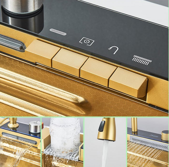 Chiuveta Bucatarie Multifunctionala Riva Gold [6]
