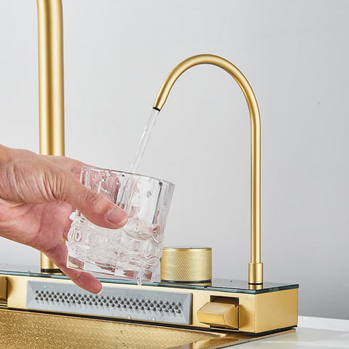Chiuveta Bucatarie Multifunctionala Riva Gold [4]