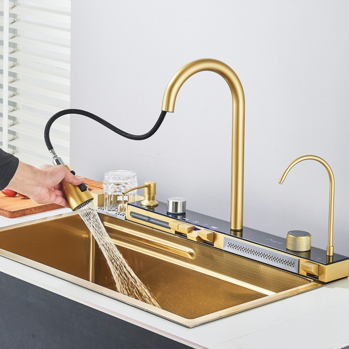 Chiuveta Bucatarie Multifunctionala Riva Gold [10]