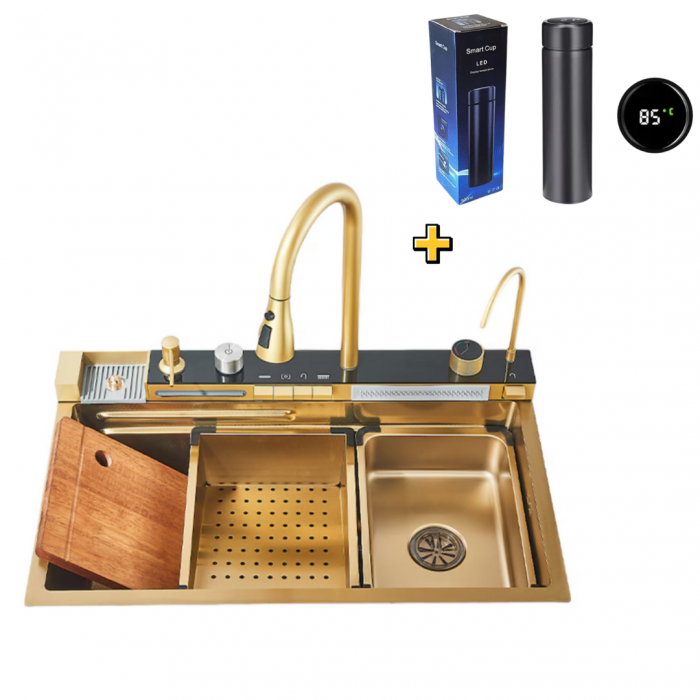 Chiuveta Bucatarie Multifunctionala Riva Gold [2]