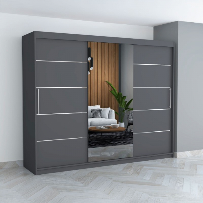 Dulap C03 Gri  250CM Lungime [1]