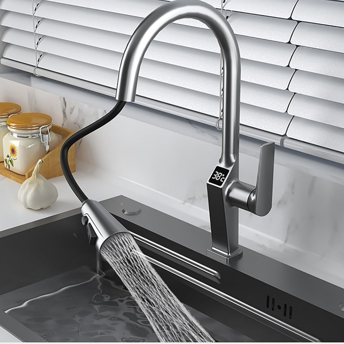 Robinet S99, Afisaj Digital Al Temperaturii, Culoare Silver [6]