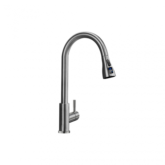 Robinet S100, Afisaj Digital Al Temperaturii, Culoare GRI [1]