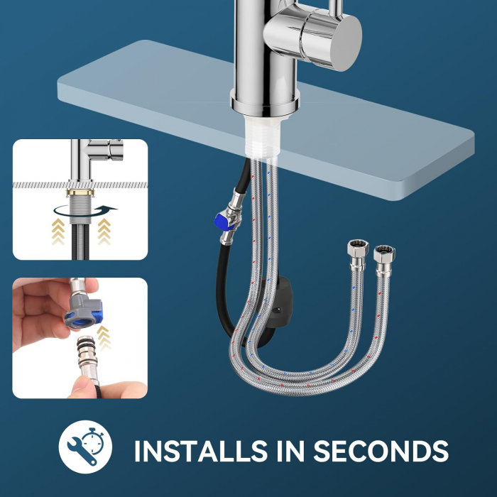 Robinet S100, Afisaj Digital Al Temperaturii, Culoare Silver [8]