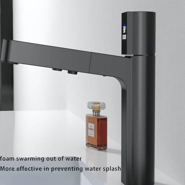 Robinet S98, Afisaj Digital Al Temperaturii, Culoare Negru [5]