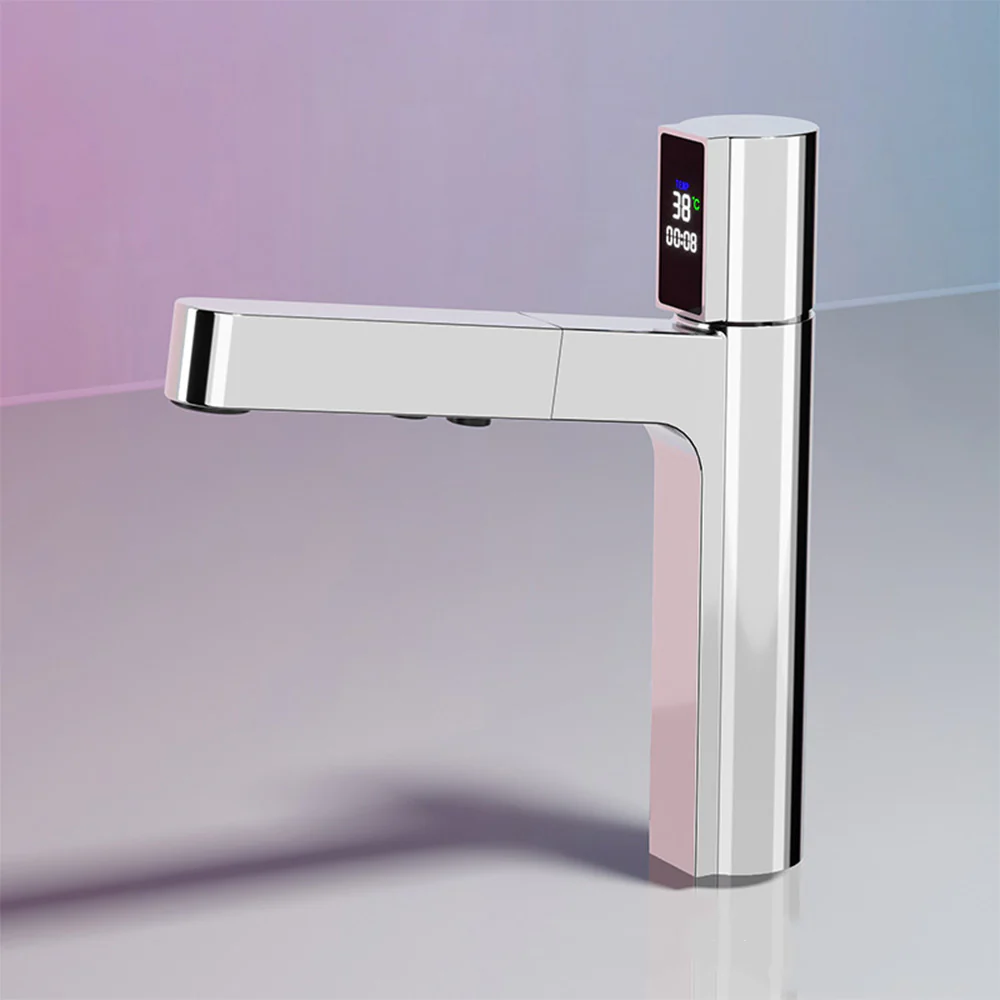 Robinet S98, Afisaj Digital Al Temperaturii, Culoare Silver [6]