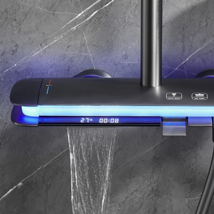 Set coloana dus S24, display digital, afisare temperatura [3]