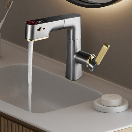 Baterie Chiuveta Cu Ecran Digital, S03, Negru [4]