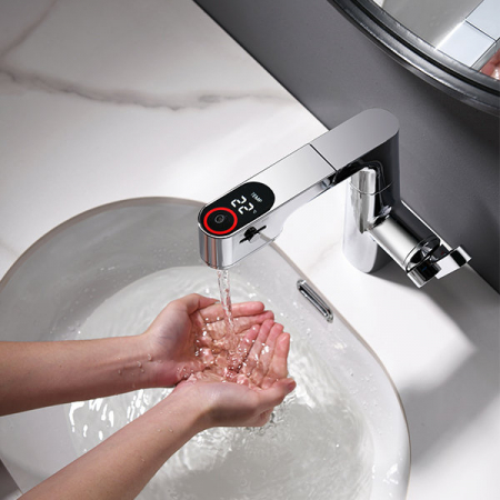 Baterie Chiuveta Cu Ecran Digital, S03, Silver [2]