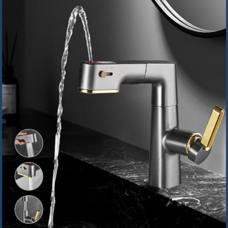 Baterie Chiuveta Cu Ecran Digital, S03, Gri [9]