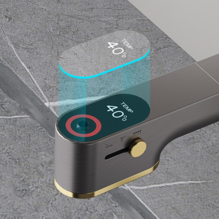 Baterie Chiuveta Cu Ecran Digital, S03, Gri [8]