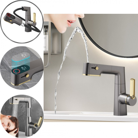 Baterie Chiuveta Cu Ecran Digital, S03, Gri [11]