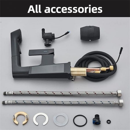 Baterie Lavoar Cu Ecran Digital, S04, Gri, 3 moduri spalare [8]