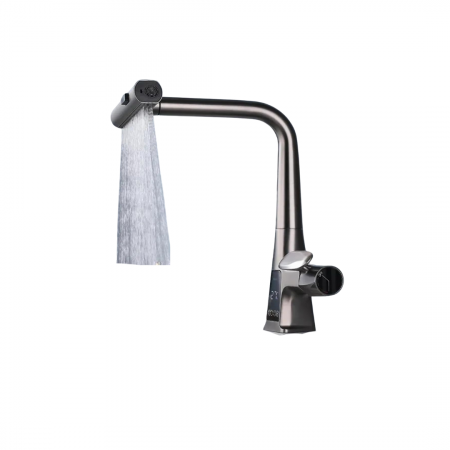 BAIE - Baterie Lavoar Cu Ecran Digital, S05, Gri, 3 moduri spalare