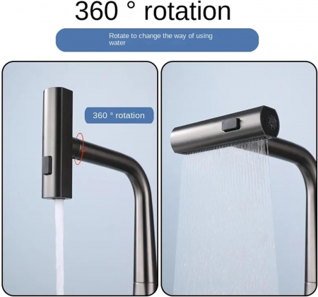 Baterie Lavoar Cu Ecran Digital, S05, Gri, 3 moduri spalare [9]