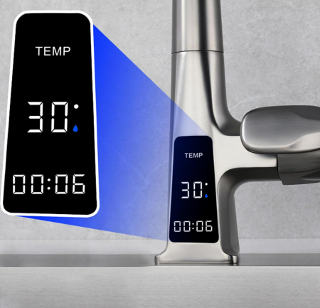 Baterie Lavoar Cu Ecran Digital, S05, Silver, 3 moduri spalare [6]