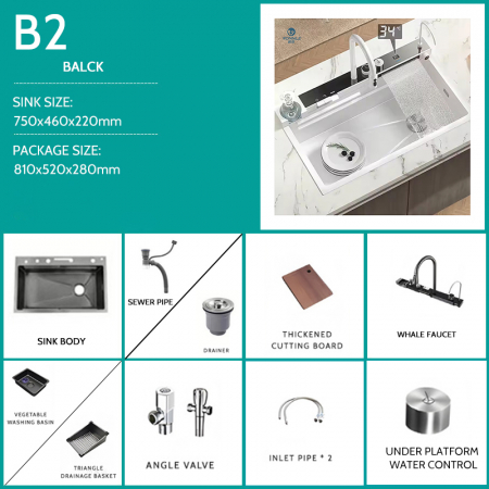 Chiuveta Bucatarie Multifunctionala Riva Alb [12]