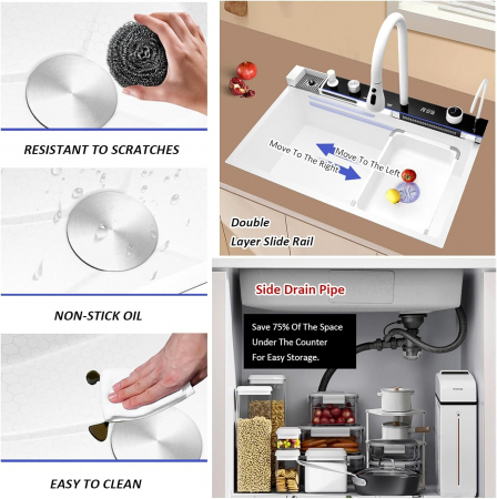 Chiuveta Bucatarie Multifunctionala Riva Alb [8]