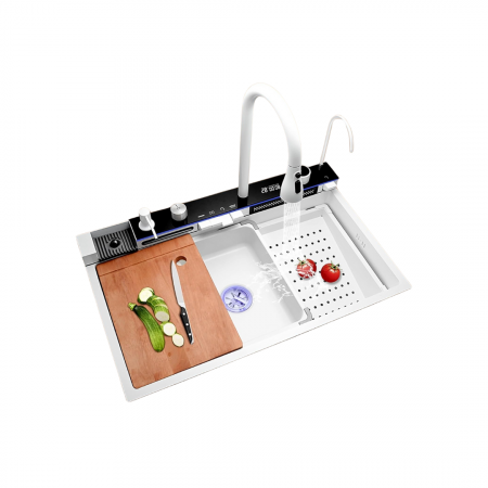 BUCATARIE - Chiuveta Bucatarie Multifunctionala Riva Alb